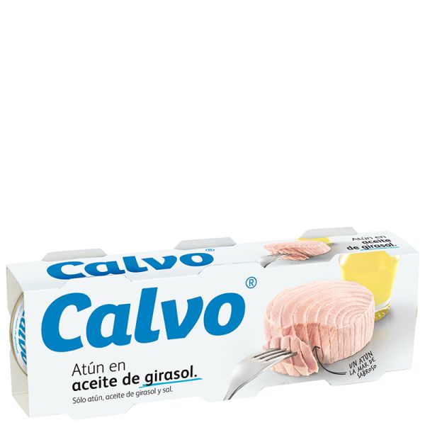 Tuna in sunflower oil Calvo 3x53 g tin