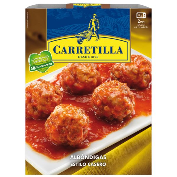 Homemade style meatballs Carretilla 300g bowl