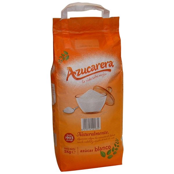 White sugar Azucarera 5kg bag