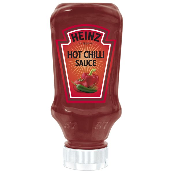 Hot chili sauce Heinz top down 220 ml