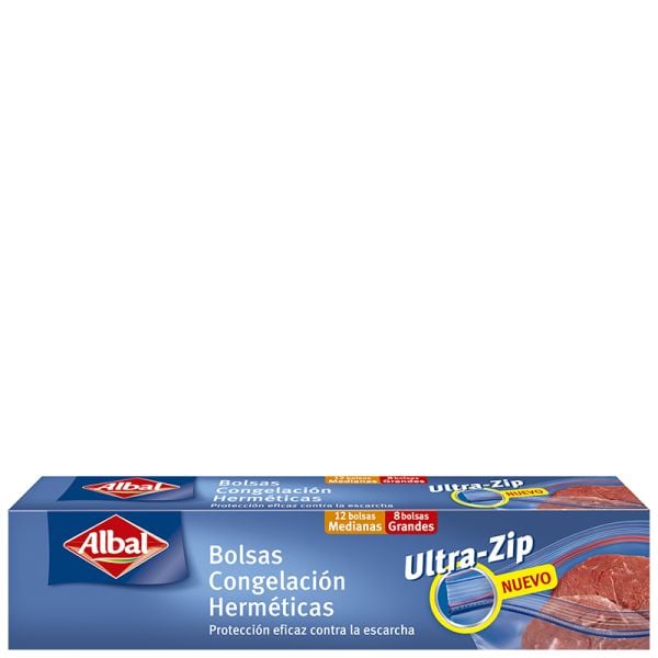 Bags for freezing Albal ziploc12 medium + 8 large