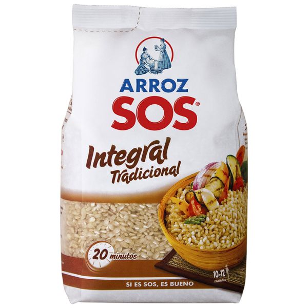 Brown Rice SOS 1 kg package