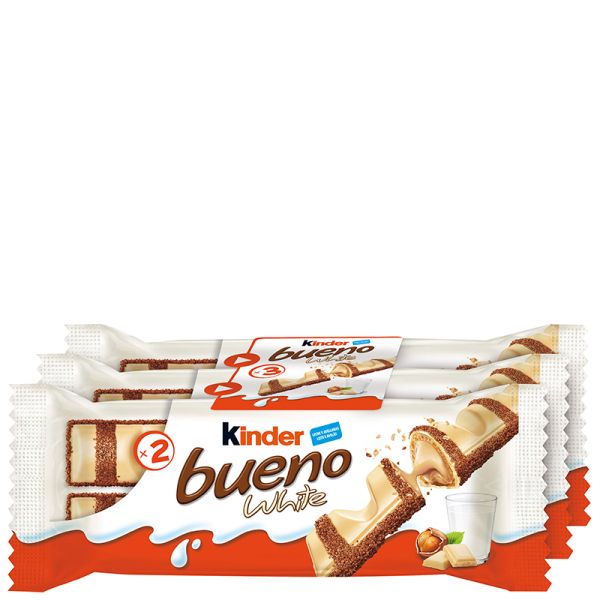 Chocolate Kinder Bueno white pack 3 x 2 units