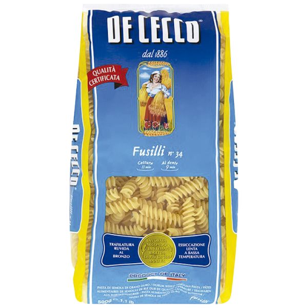 Fusilli Nº 34 De Cecco 500 g