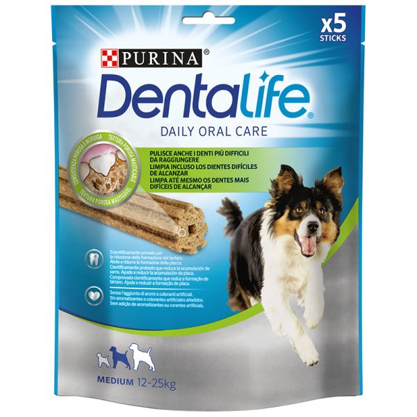 Dog snack Purina Dentalife for medium sized dogs 115 g