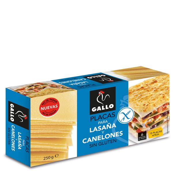 Lasagna/cannelloni gluten-free pasta Gallo 250 g