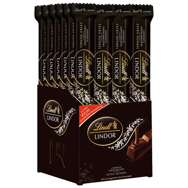 Dark chocolate bar 60% cocoa Lindt Lindor 37 g