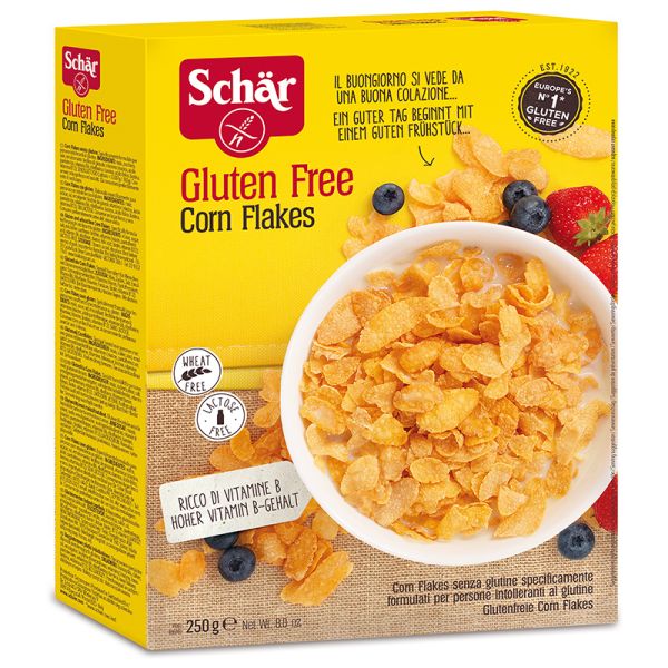 Gluten-free cereal corn flakes Schär 250 g box