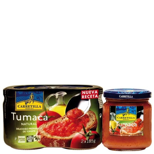 Natural tumaca Carretilla 2x185 g jar