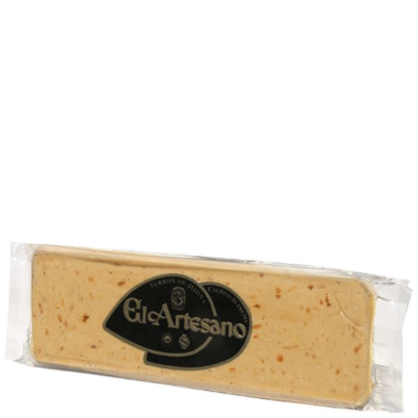Granulated jijona nougat 64% El Artesano supreme quality 100 g tablet bag