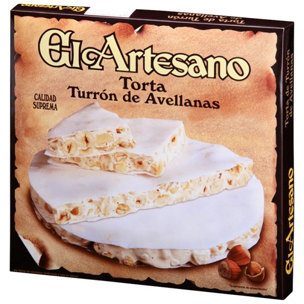 Imperial nougat cake with hazelnut El Artesano tablet 200 g