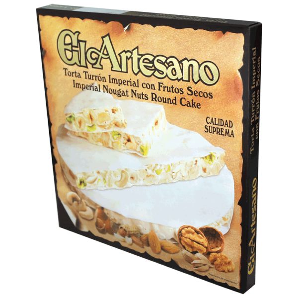 Imperial supreme cake with nuts El Artesano tablet 200 g