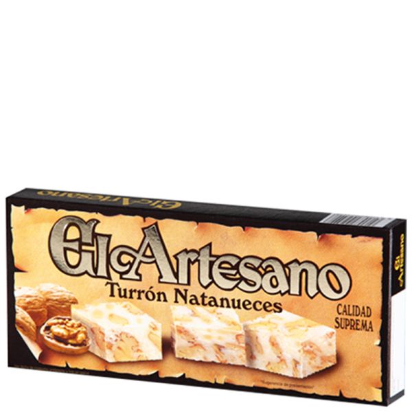 Natanueces nougat El Artesano supreme quality 200 g tablet bag