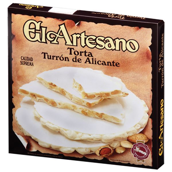 Alicante nougat cake El Artesano supreme quality 150 g tablet