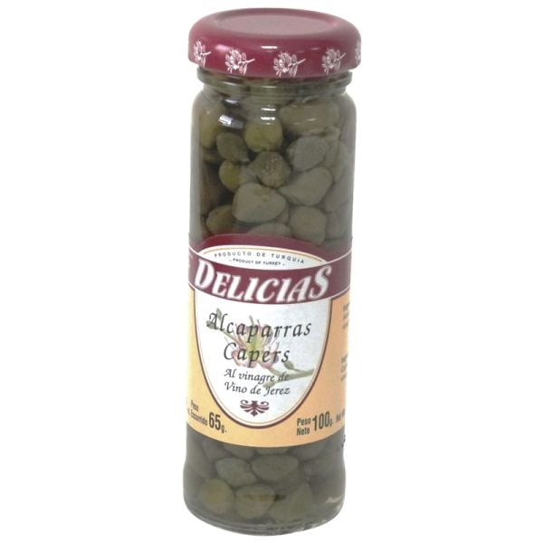 Capers in sherry vinegar Delicias 140 g jar