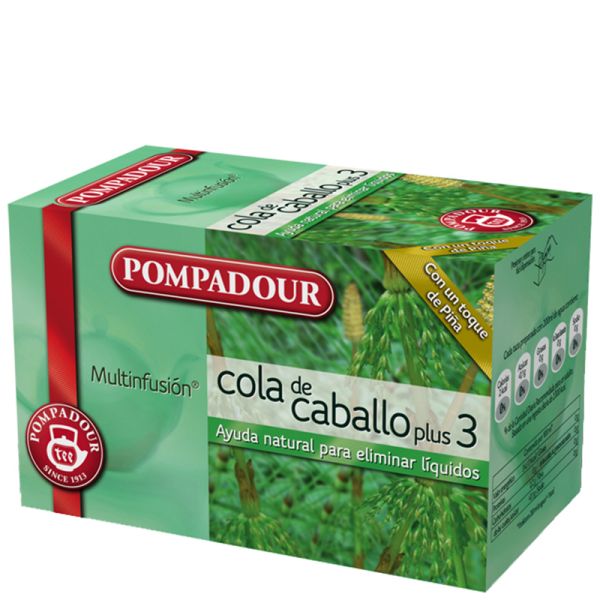 Horsetail plus infusion 3 Pompadour box of 20 sachets