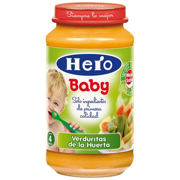 Jar of garden vegetables cream Hero Baby 235 g jar