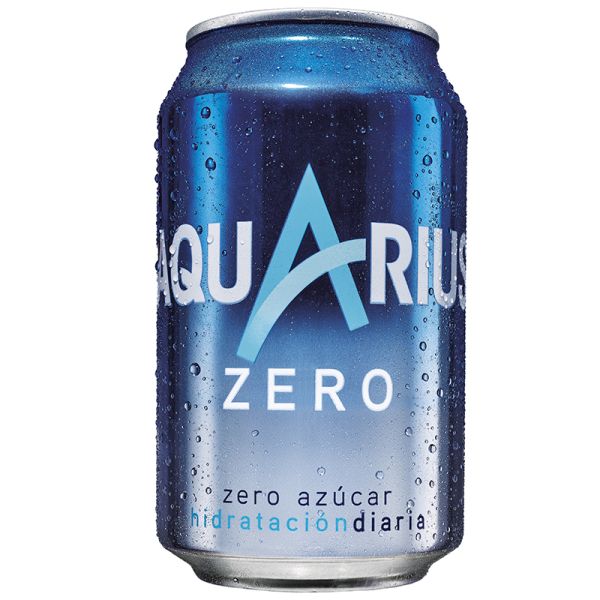 Isotonic drink Aquarius Zero lemon 33 cl can