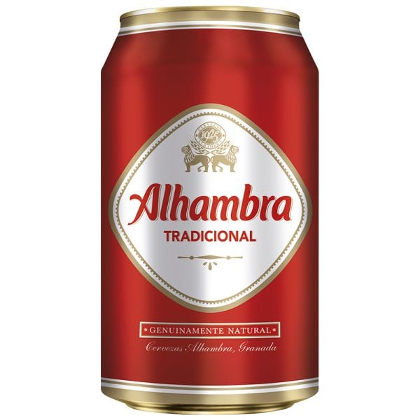 Beer Alhambra premium Lager 33 cl can