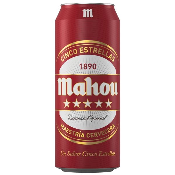 Beer Mahou 5 Stars 50 cl can 