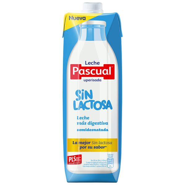 Semi-Skimmed lactose free milk Pascual 1 l brik