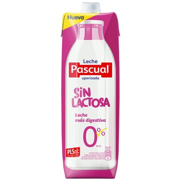Skimmed milk lactose Pascual 1 l carton