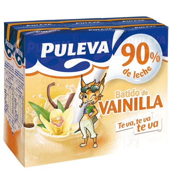 Vanilla milkshake Puleva brik 6x20 cl