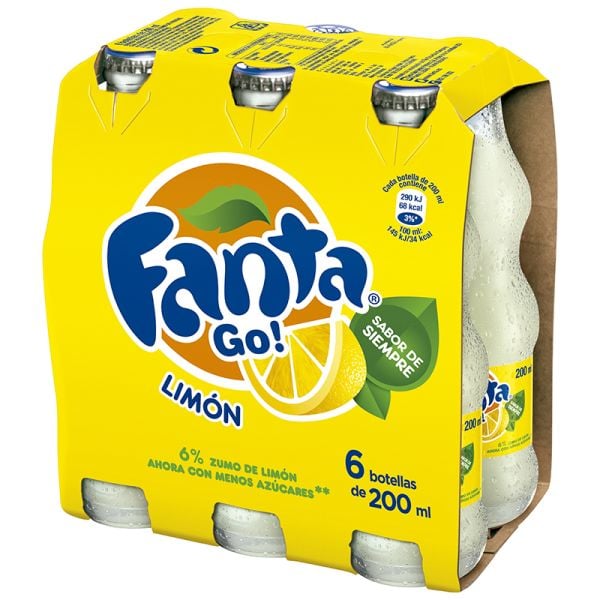 Lemon soda Fanta 20 cl bottle