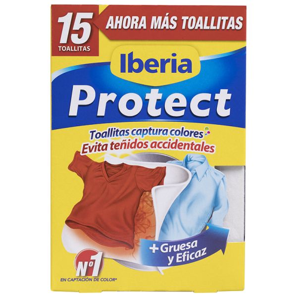 Anti-transfer wipes in the colour Iberia protect 15 units