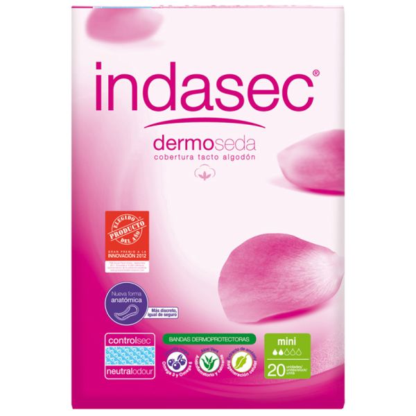 Pads for light incontinence Indasec mini 20 units