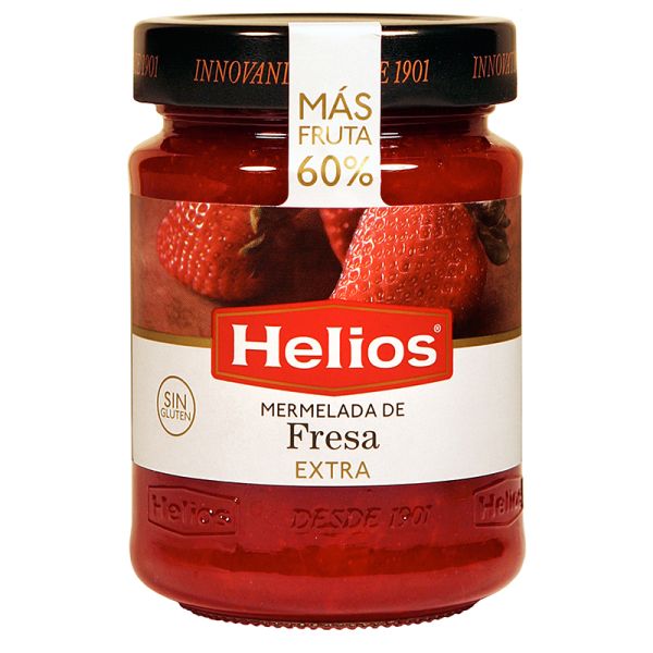Strawberry jam Helios extra 340 g jar