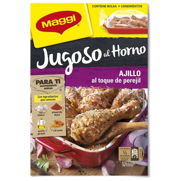 Garlic chicken seasoning Maggi Directo al horno 30 g