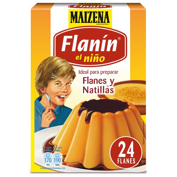 Puddings mix Flanín el niño box 192 g