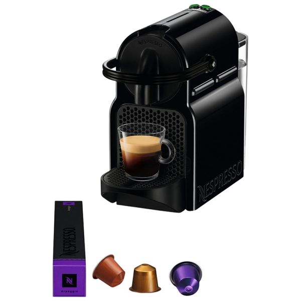 Delonghi INISSIA EN80B Nespresso® capsule coffee maker Pressure 19 bar, Power 1260W, Black