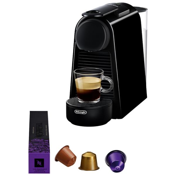 Delonghi EN85BLACK Cafetera de cápsulas Nespresso® De Longhi Essenza Mini EN85B 19 bares 0.6 L Negro