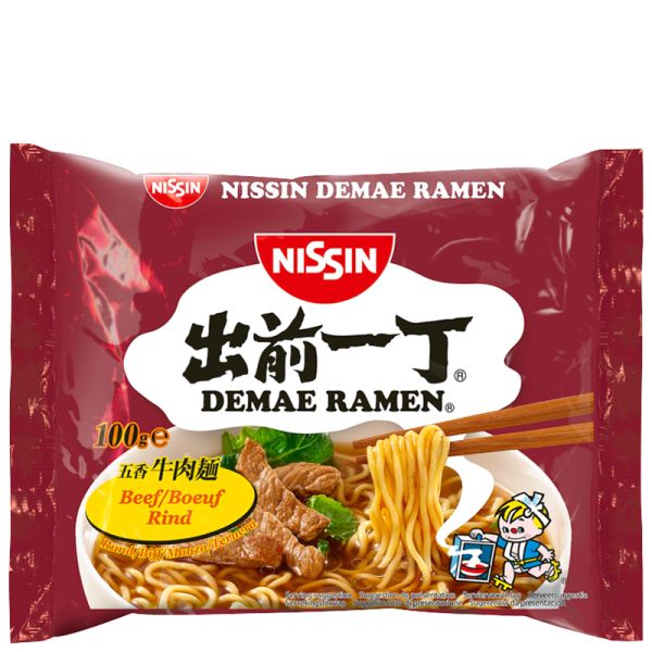 Ramen with beef Nissin 100 g bag