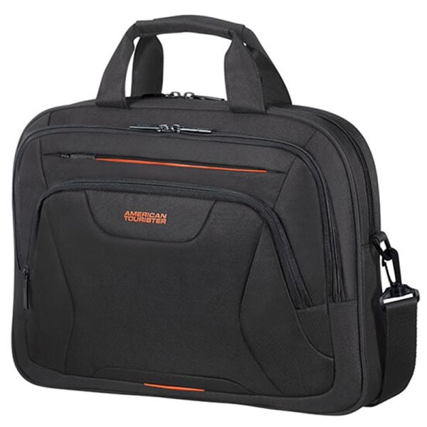 American Tourister At Work 15.6" laptop briefcase Black/Orange