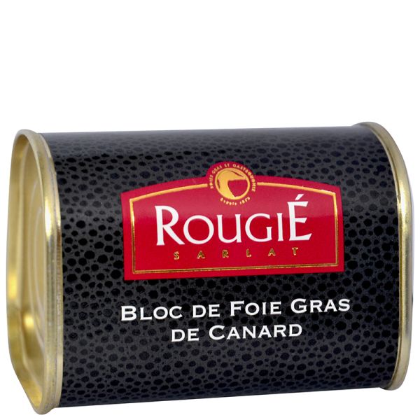 Bloc of duck foie gras Rougié 145 g tin