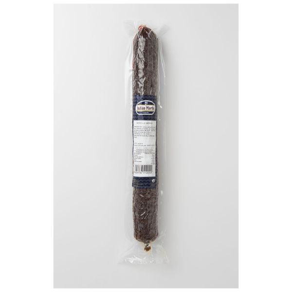 Cured Iberian black pudding Julián Martín piece 550g approx.