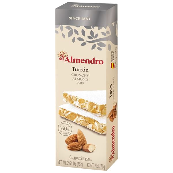 Crunchy almond turron El Almendro 75 g