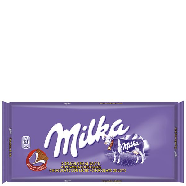 Milk chocolate Milka 100 g tablet