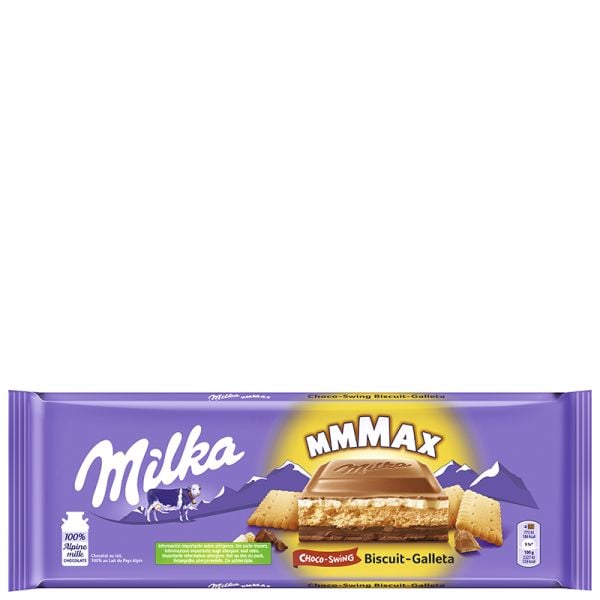 Milk Chocolate and Milka Chocoswing cookie tablet 300 g