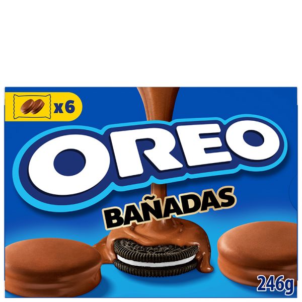 Oreo Cookies covered in milk chocolate 246 g box