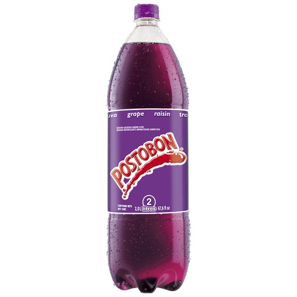 Grape flavored soda Postobón 2 l pet