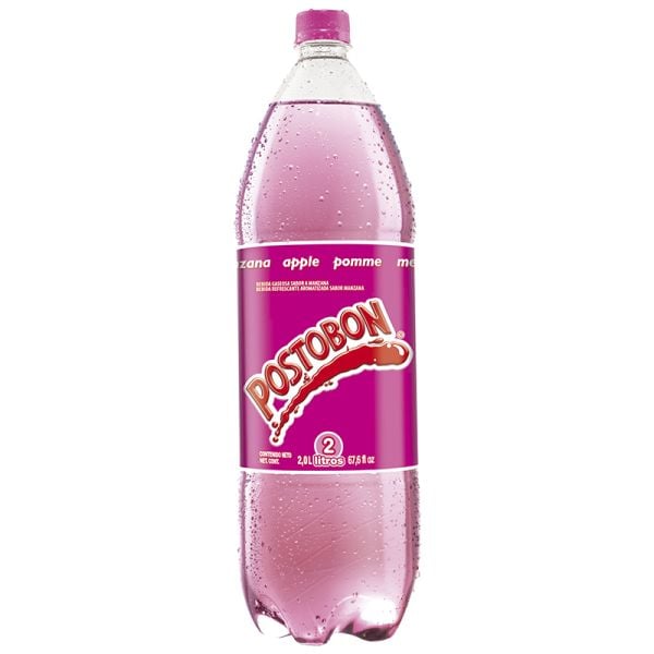 Apple flavored soda Postobón 2 l pet