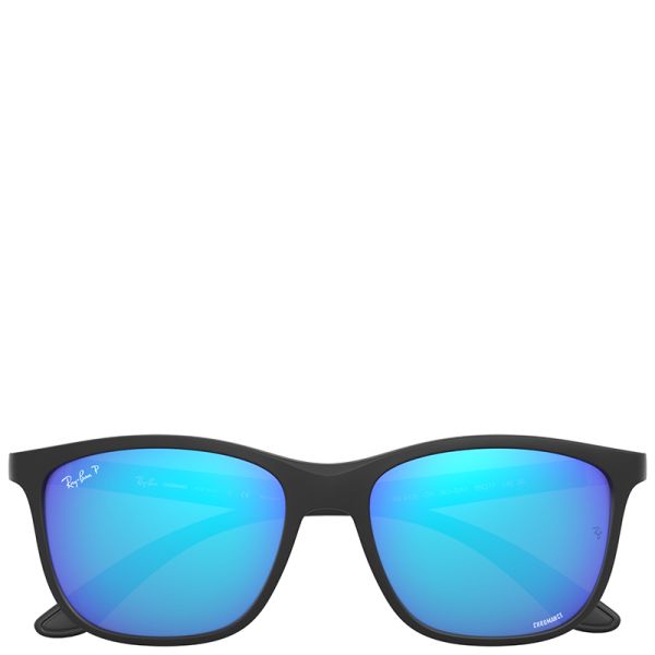 Ray-Ban RB4330CH Chromance black frame blue lenses 56-17 Polarized sunglasses