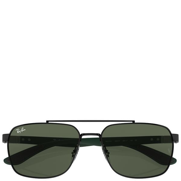 Ray-Ban RB3701 green frame green lenses 59-17 men sunglasses