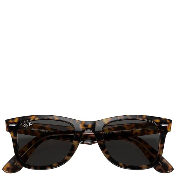 Ray-Ban Original Wayfarer Bicolor havana on transparent brown frame grey lenses 50-22 sunglasses