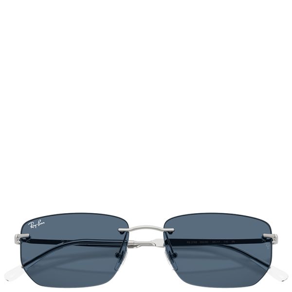 Ray-Ban RB3768 silver frame blue lenses 56-17 sunglasses