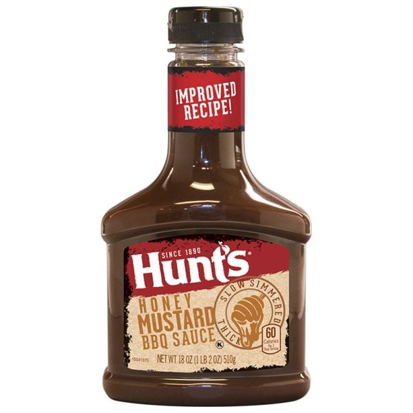 BBQ sauce with honey and mustard Hunt's 510 g bottle